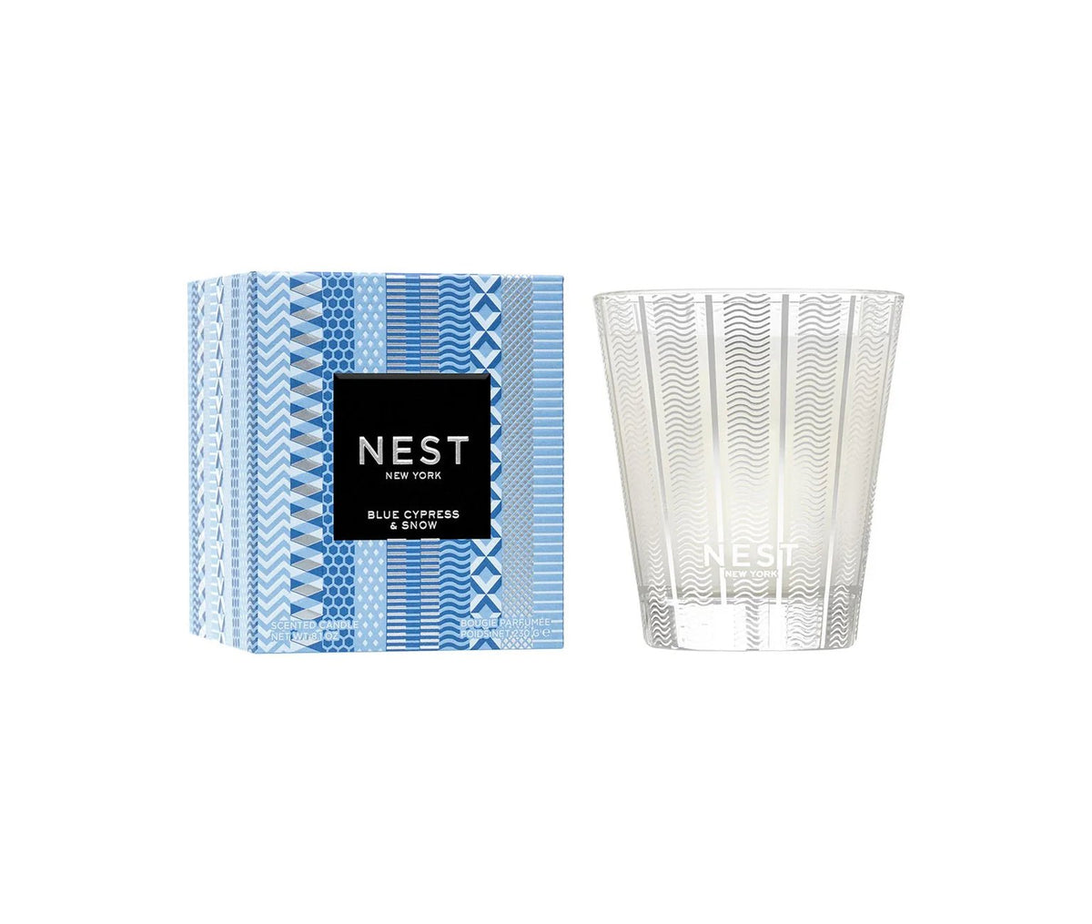 Blue Cypress & Snow Classic Candle - Robert's-NEST New York-Robert's