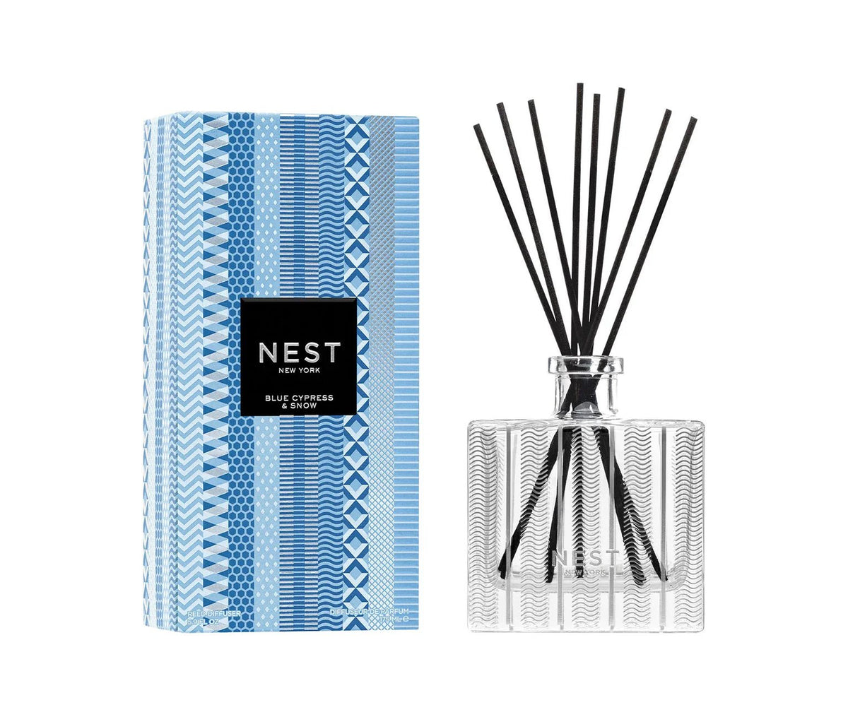 Blue Cypress & Snow Reed Diffuser - Robert's-NEST New York-Robert's