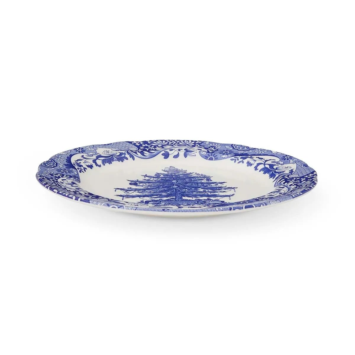 Blue Italian Christmas Dinner Plate - Robert's-SPODE | PORTMERION-Robert's