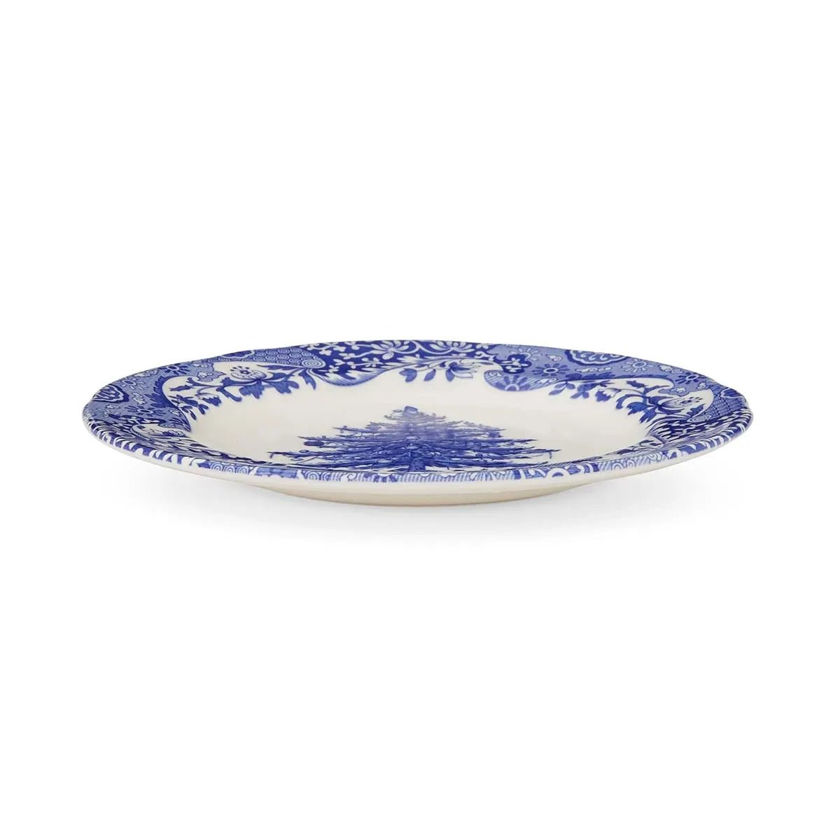 Blue Italian Christmas Salad Plate - Robert's-SPODE | PORTMERION-Robert's