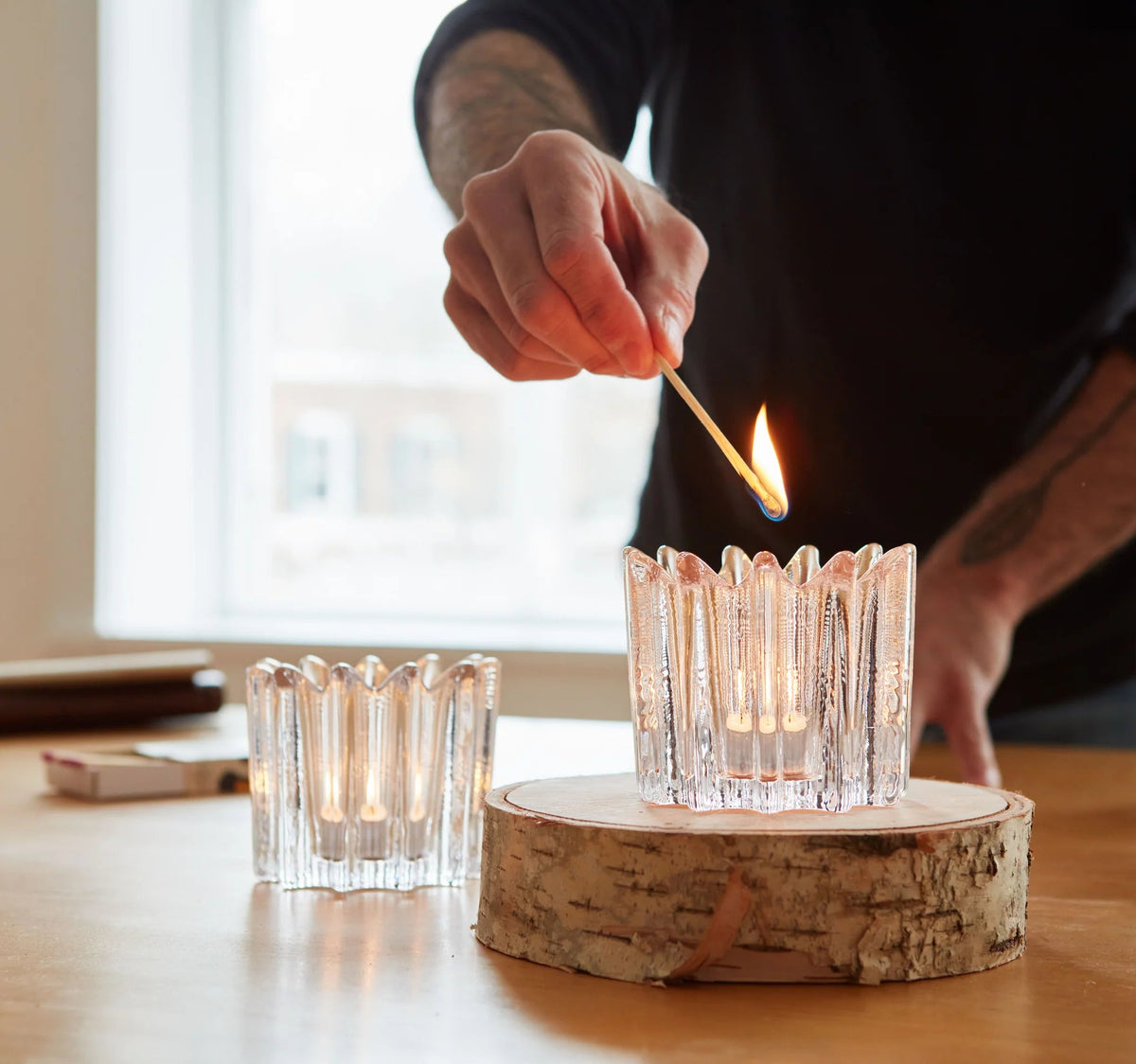Brattleboro Tealight - Robert's-SIMON PEARCE-Robert's
