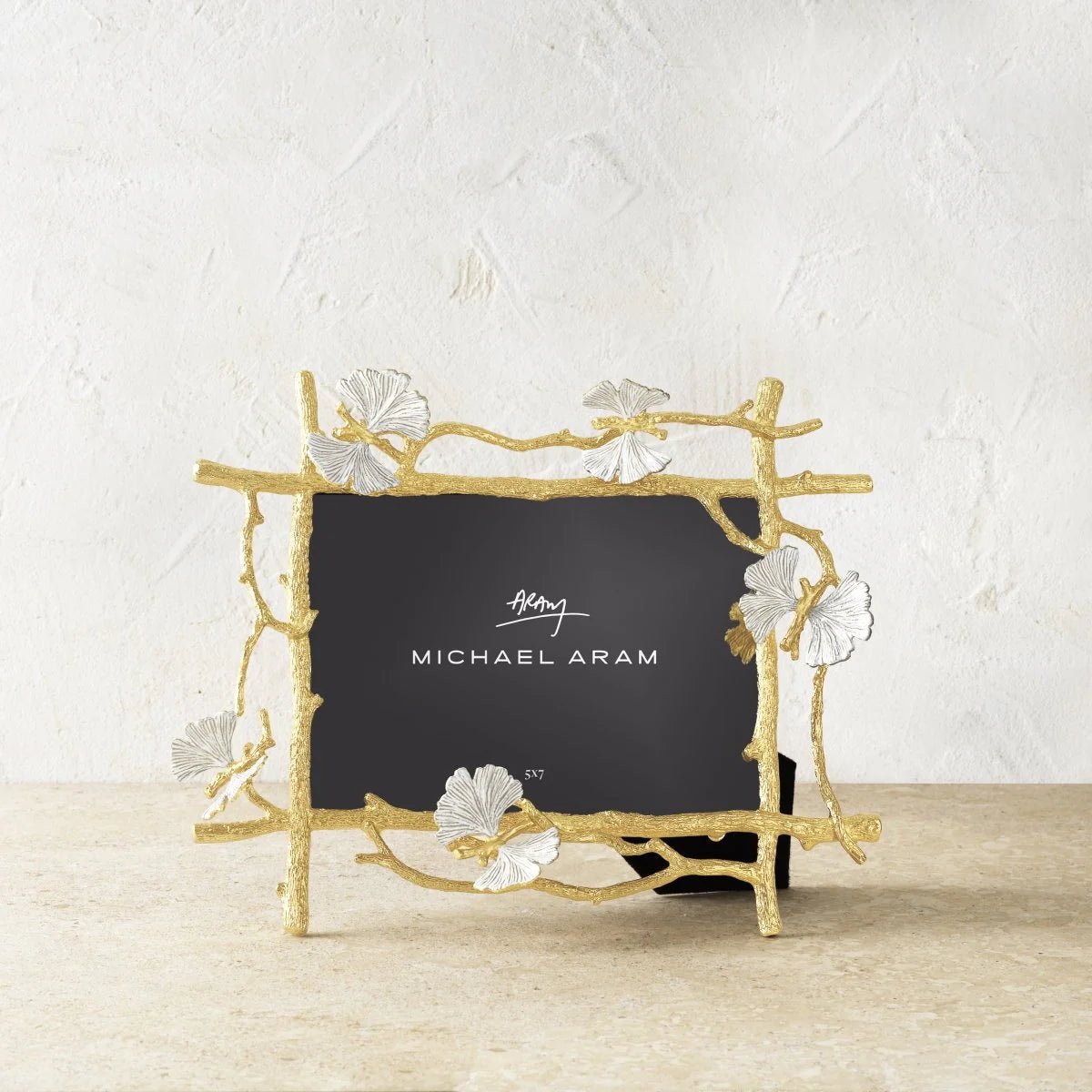 Butterfly Ginkgo Gold Frame 5x7 - Robert's-Michael Aram-Robert's