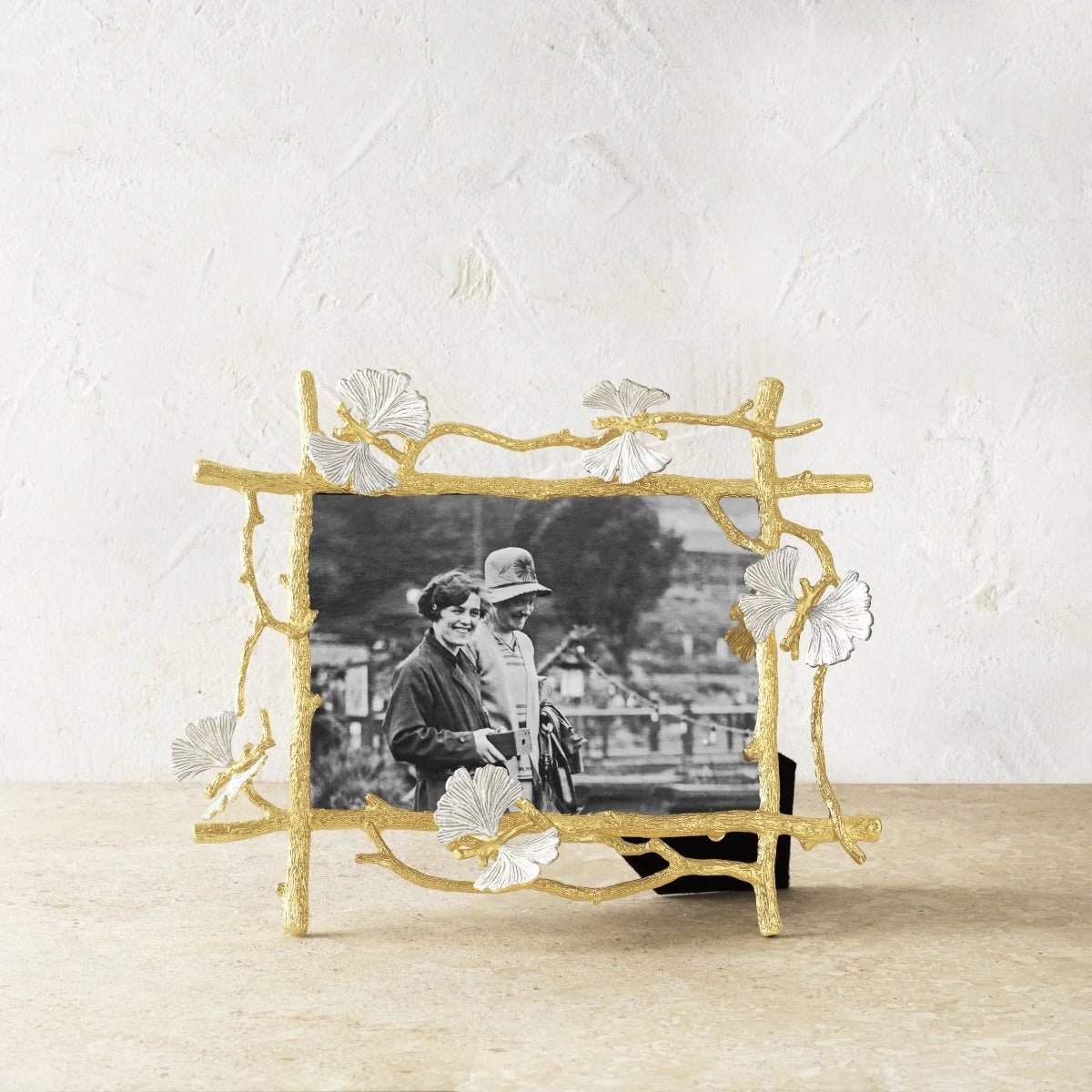 Butterfly Ginkgo Gold Frame 5x7 - Robert's-Michael Aram-Robert's