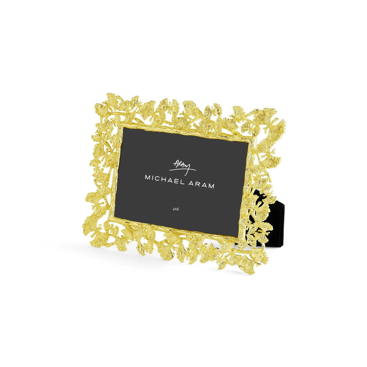 Butterfly Ginkgo Gold Sculpted Frame 4x6 - Robert's-Michael Aram-Robert's