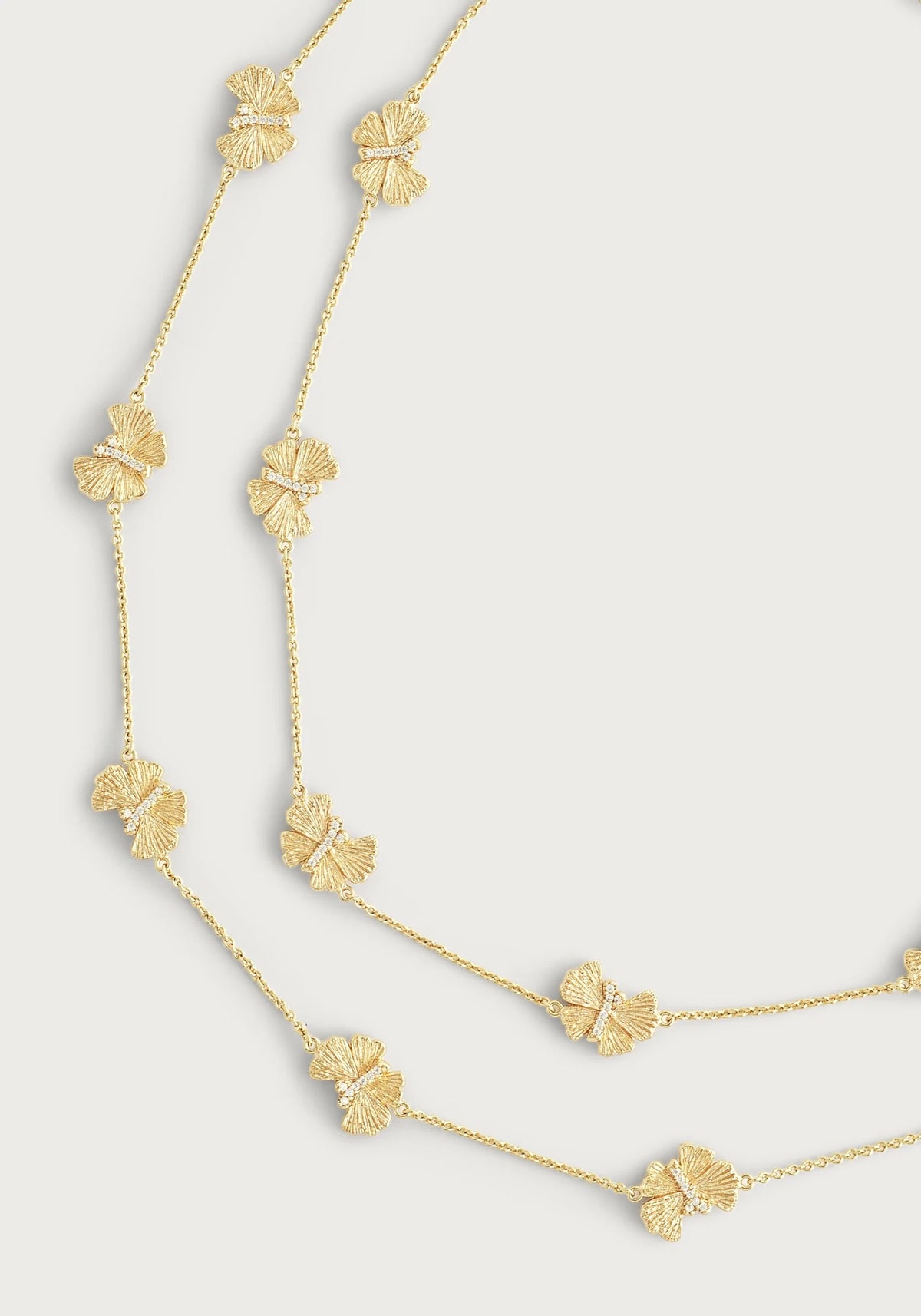 Butterfly Long Station Necklace - Robert's-Anabel Aram-Robert's