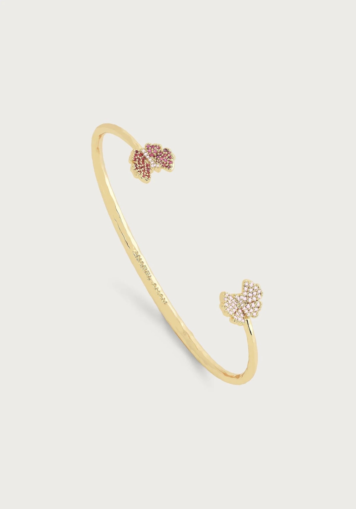 Butterfly Pink Pavé Bangle - Robert's-Anabel Aram-Robert's