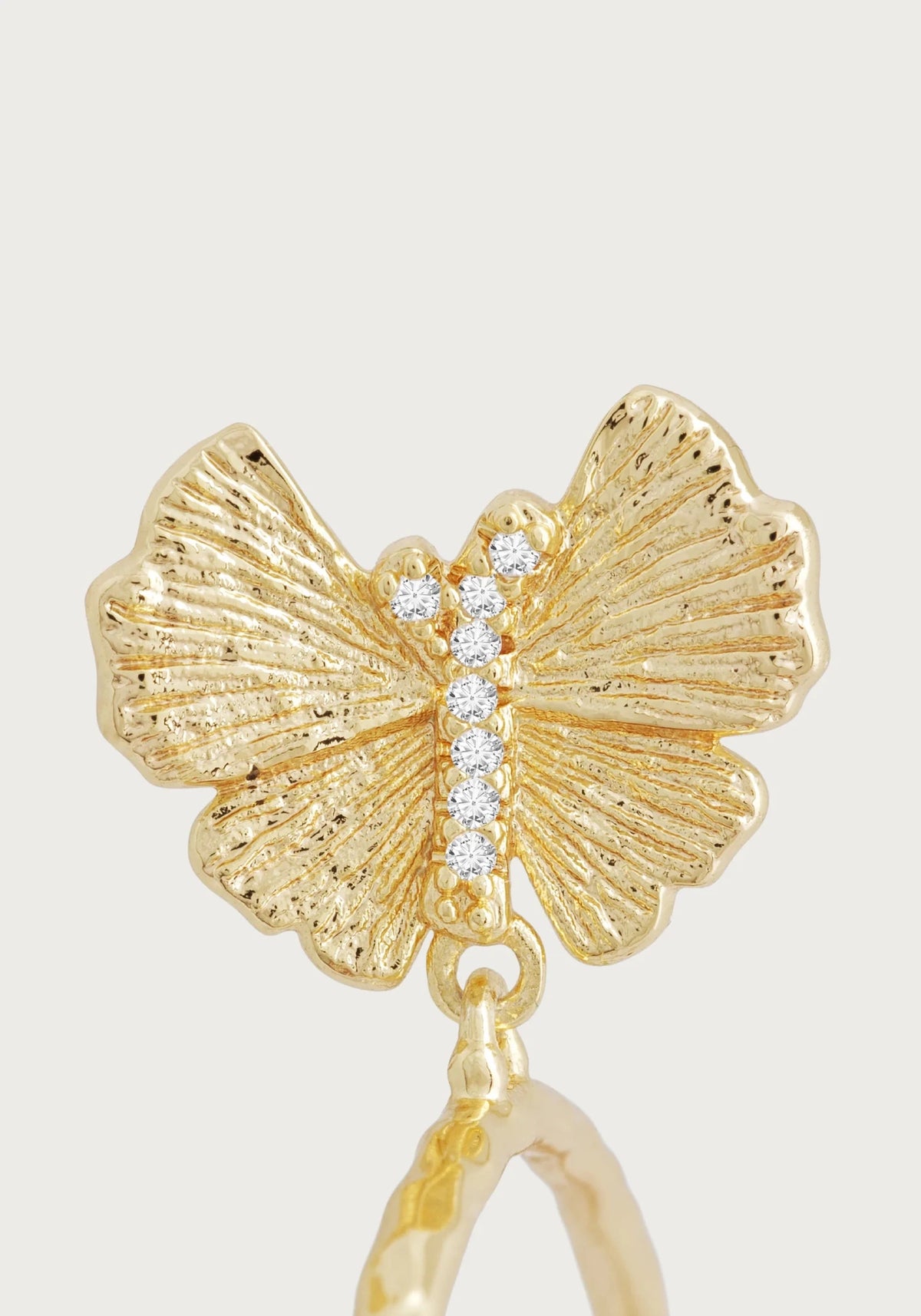 Butterfly Single Hoop Earring - Robert's-Anabel Aram-Robert's