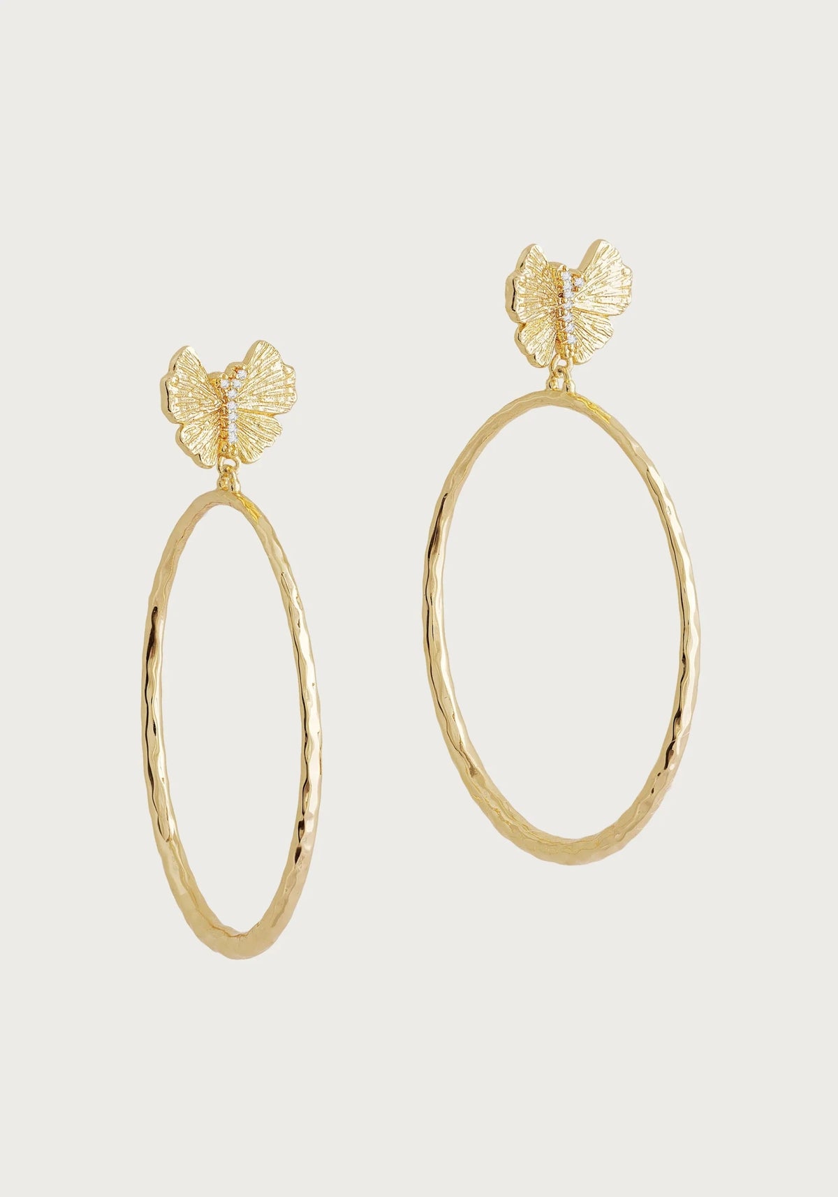 Butterfly Single Hoop Earring - Robert's-Anabel Aram-Robert's