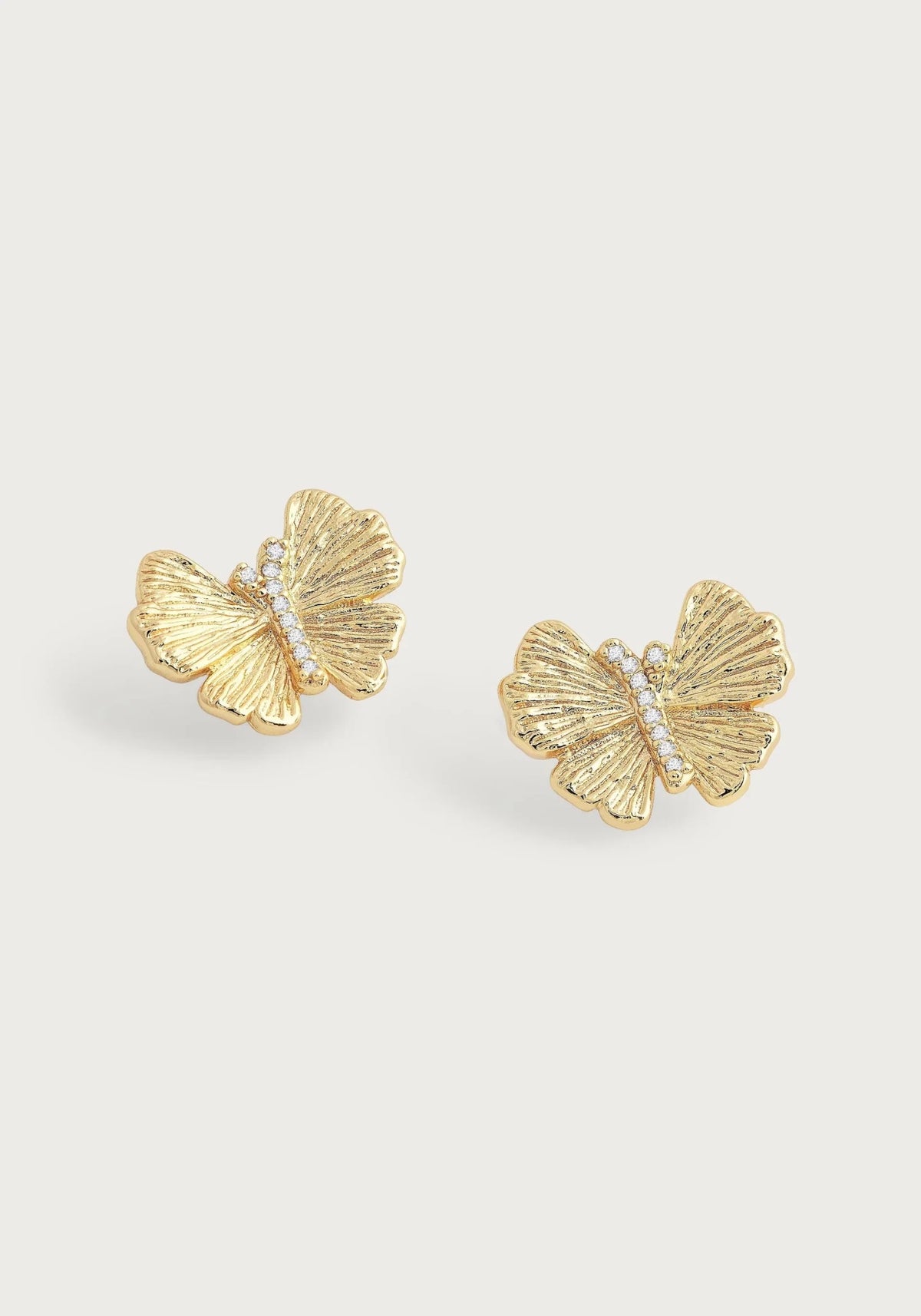 Butterfly Stud Gold Earrings - Robert's-Anabel Aram-Robert's