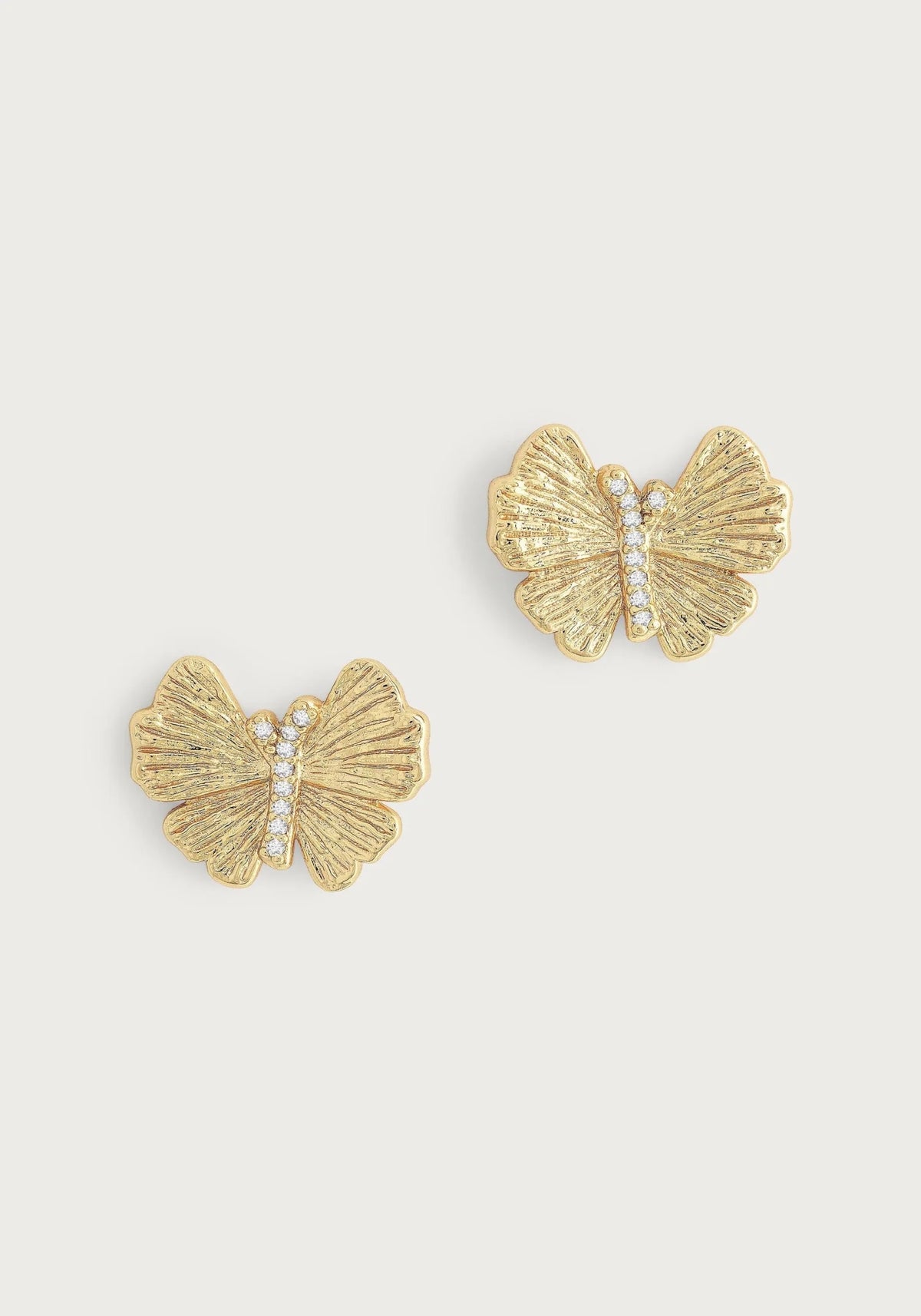 Butterfly Stud Gold Earrings - Robert's-Anabel Aram-Robert's