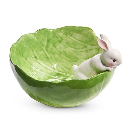 CABBAGE BUNNY BOWL - Robert's-RAZ IMPORTS, INC.-Robert's
