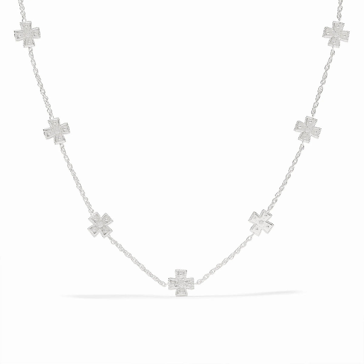 Canterbury Delicate Station Necklace Silver - Robert's-Julie Vos-Robert's