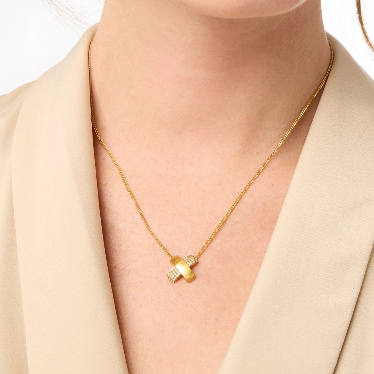 Catalina X Pavé Delicate Necklace - Robert's-Julie Vos-Robert's