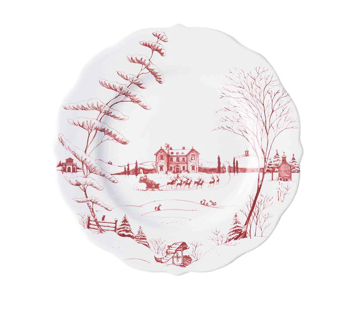 Country Estate Winter Frolic Dinner Plate