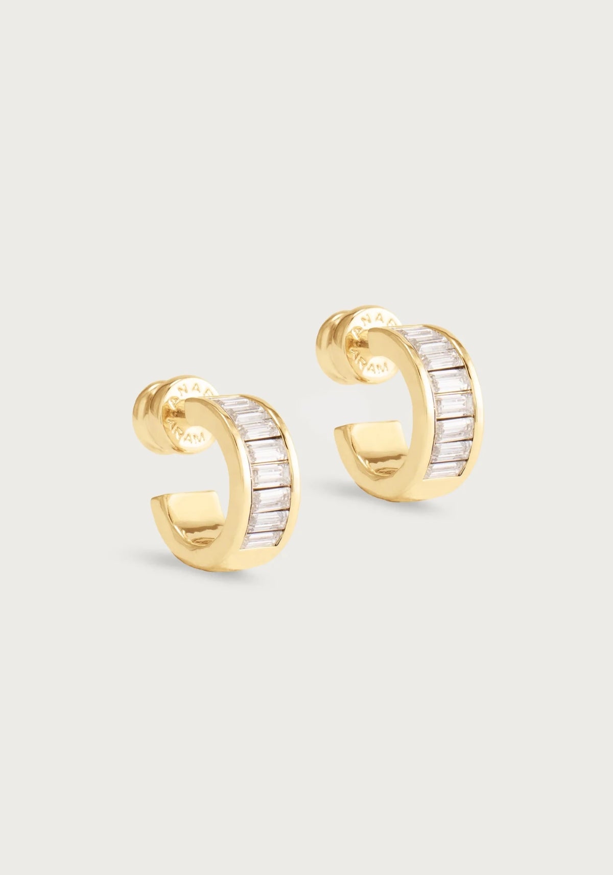 Anabel Aram-Celeste Huggie Hoops, Gold - Robert's