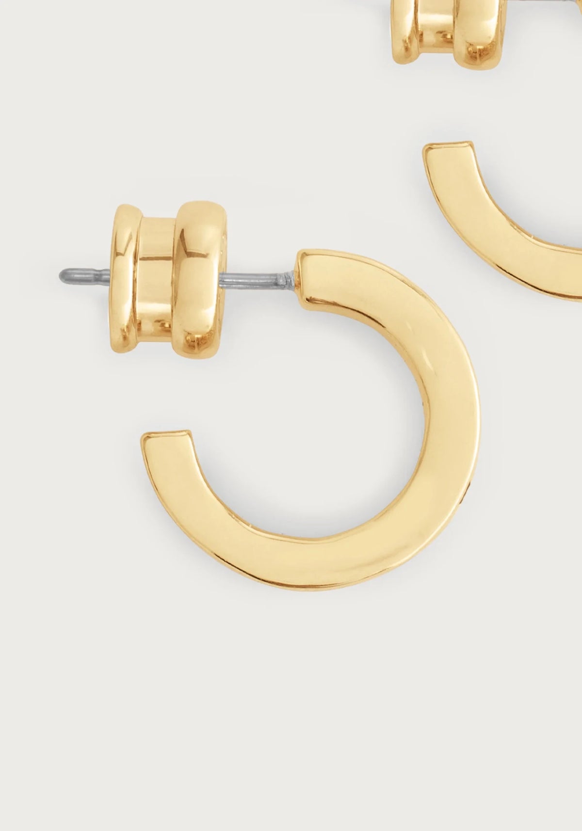 Anabel Aram-Celeste Huggie Hoops, Gold - Robert's