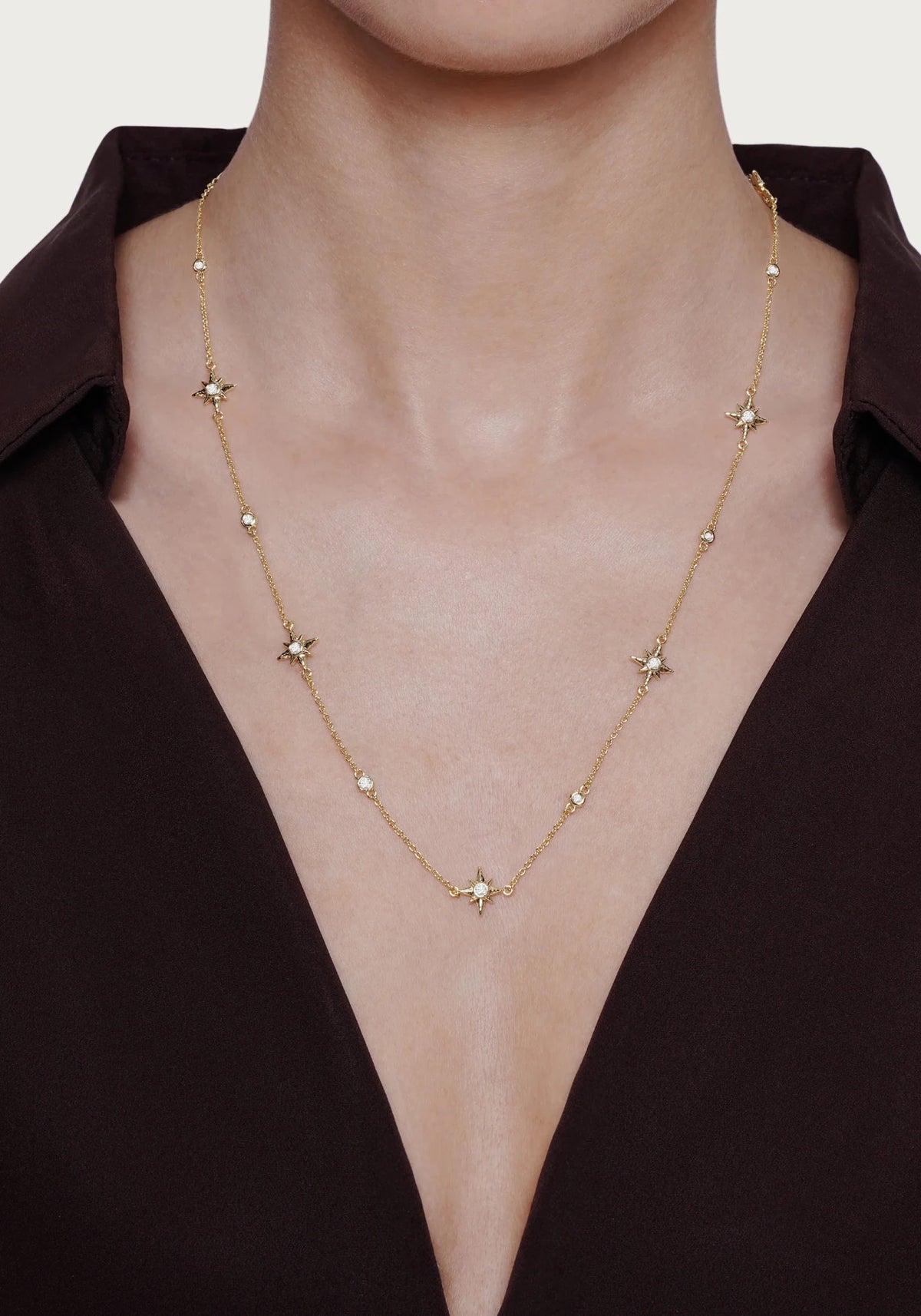 Anabel Aram-Celeste Station Long Necklace - Robert's
