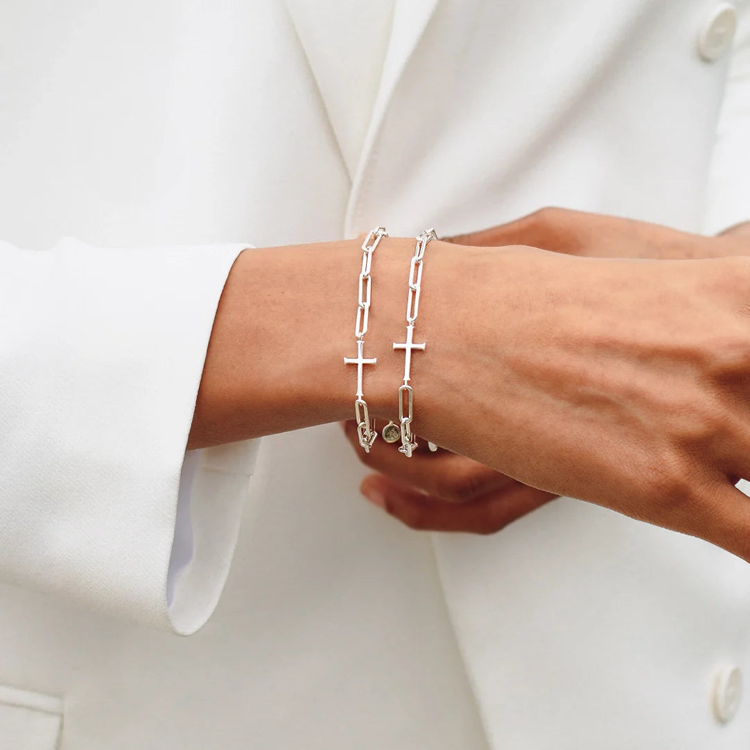 Chain Breaker Cross Bracelet