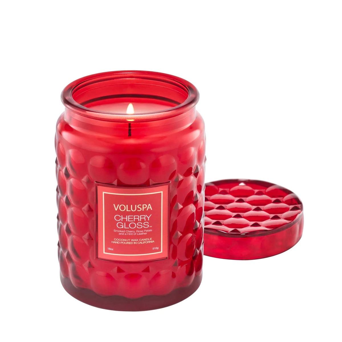 Cherry Gloss Large Jar Candle - Robert's-VOLUSPA-Robert's