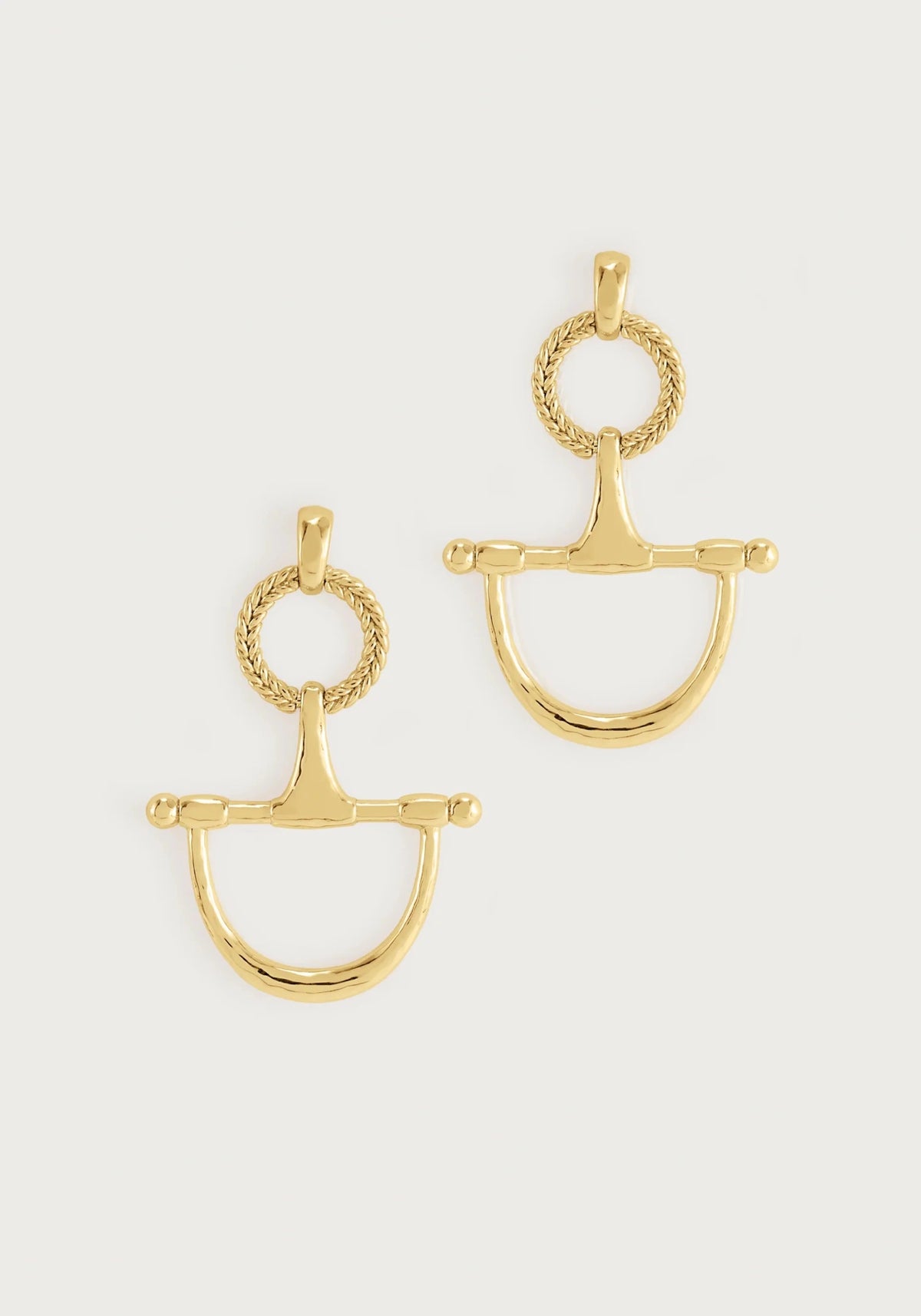 Cheval Bit Drop Earrings, Gold - Robert's-Anabel Aram-Robert's