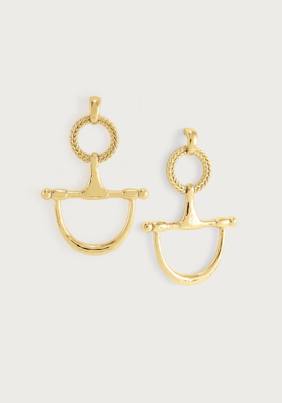 Cheval Bit Drop Earrings, Gold - Robert's-Anabel Aram-Robert's