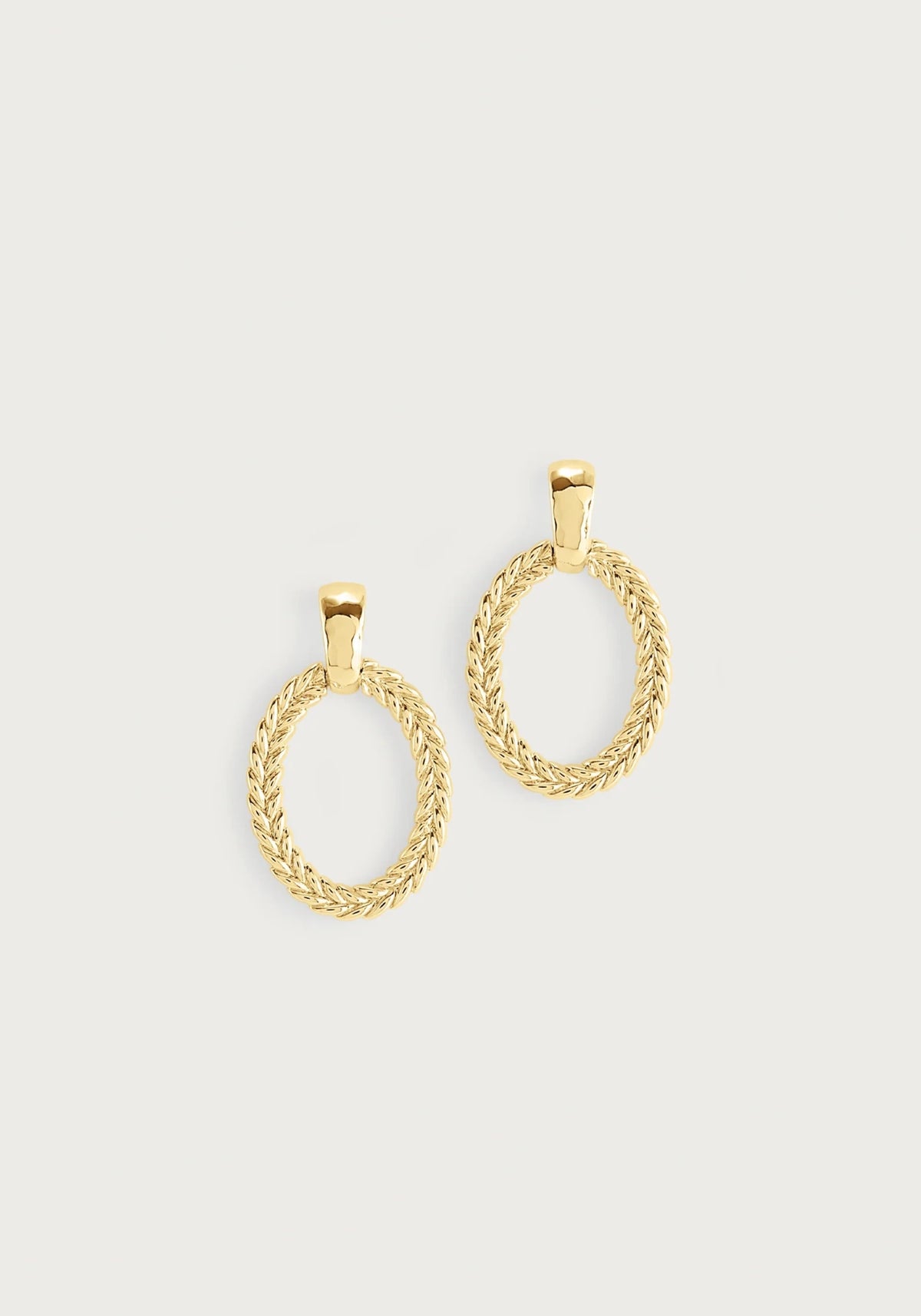 Cheval Ring Earrings, Gold - Robert's-Anabel Aram-Robert's