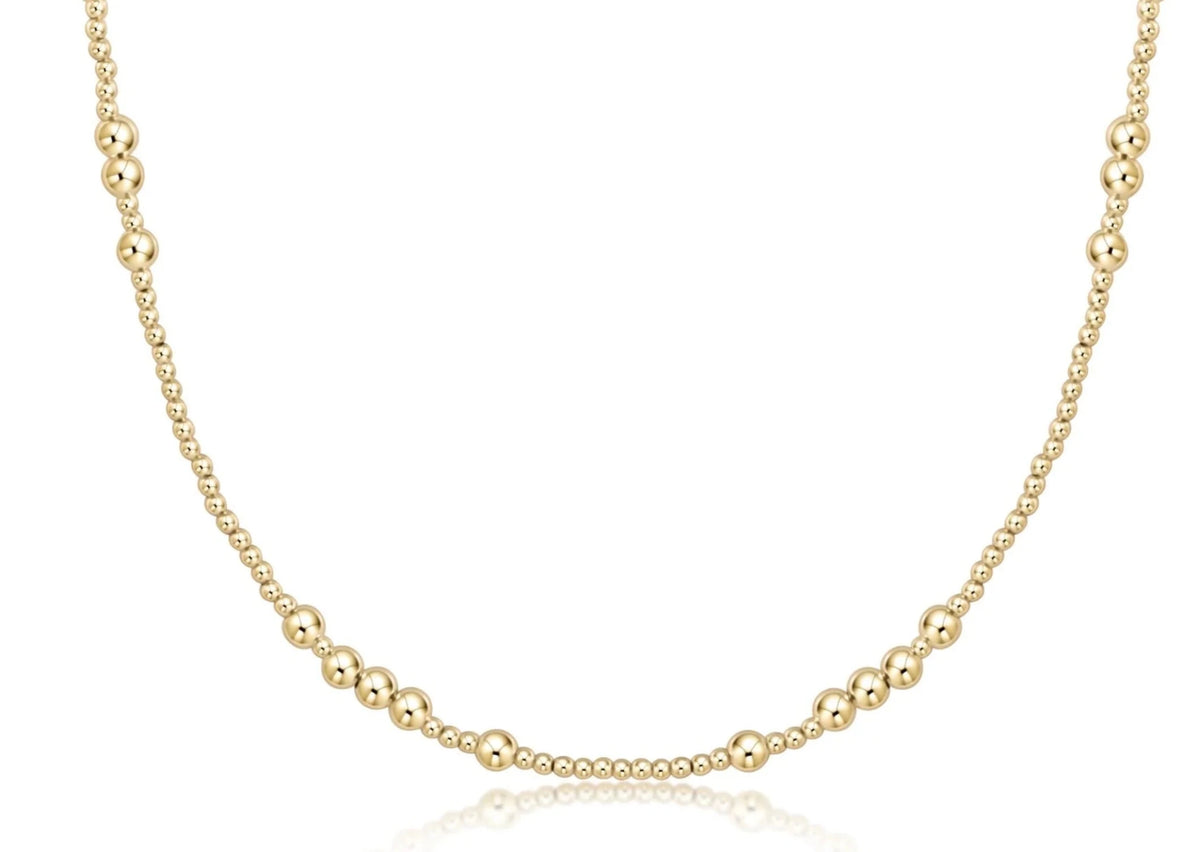 choker beaded - hope unwritten gold 4mm - Robert's-enewton-Robert's