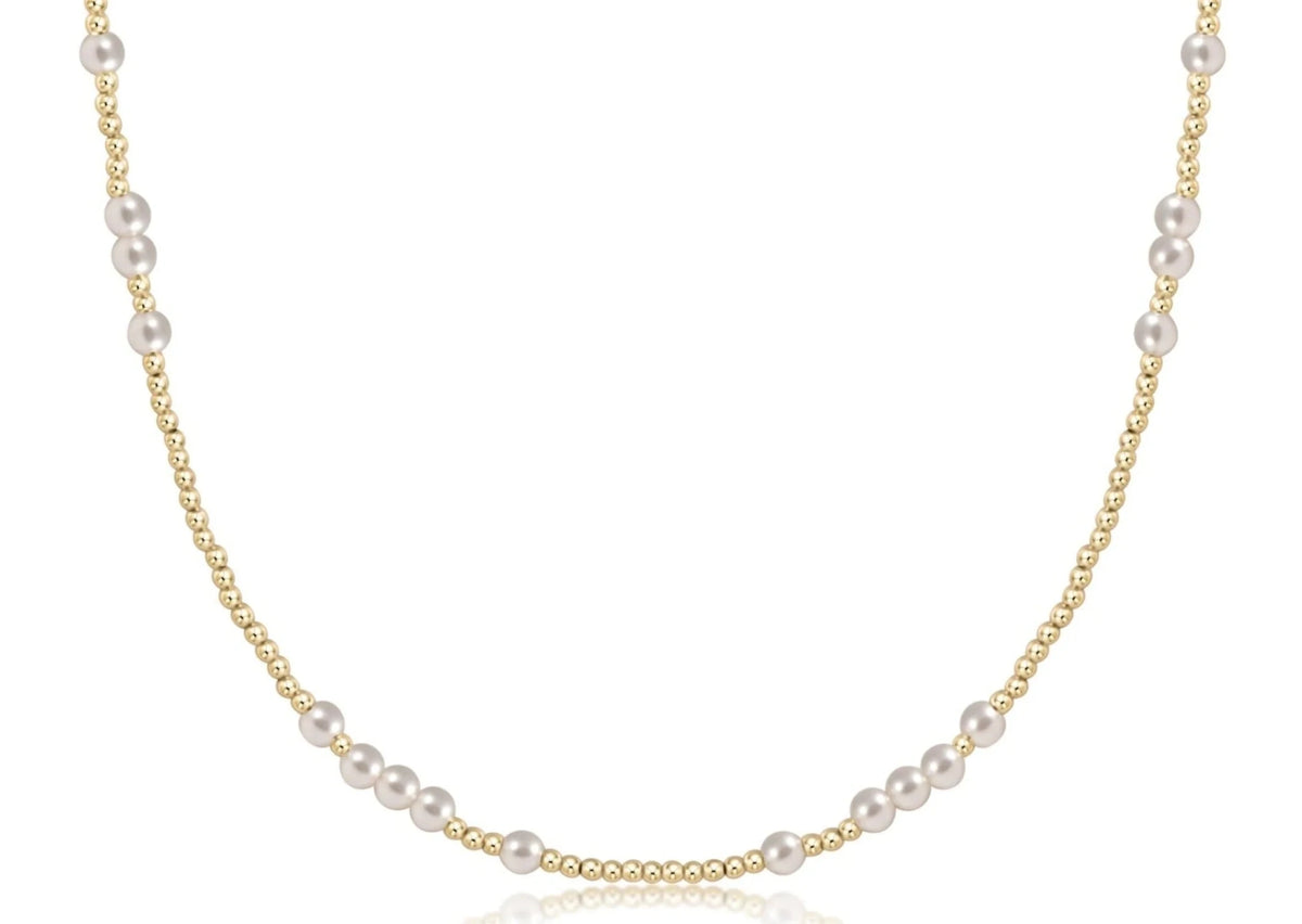 choker beaded - hope unwritten pearl 4mm - Robert's-enewton-Robert's