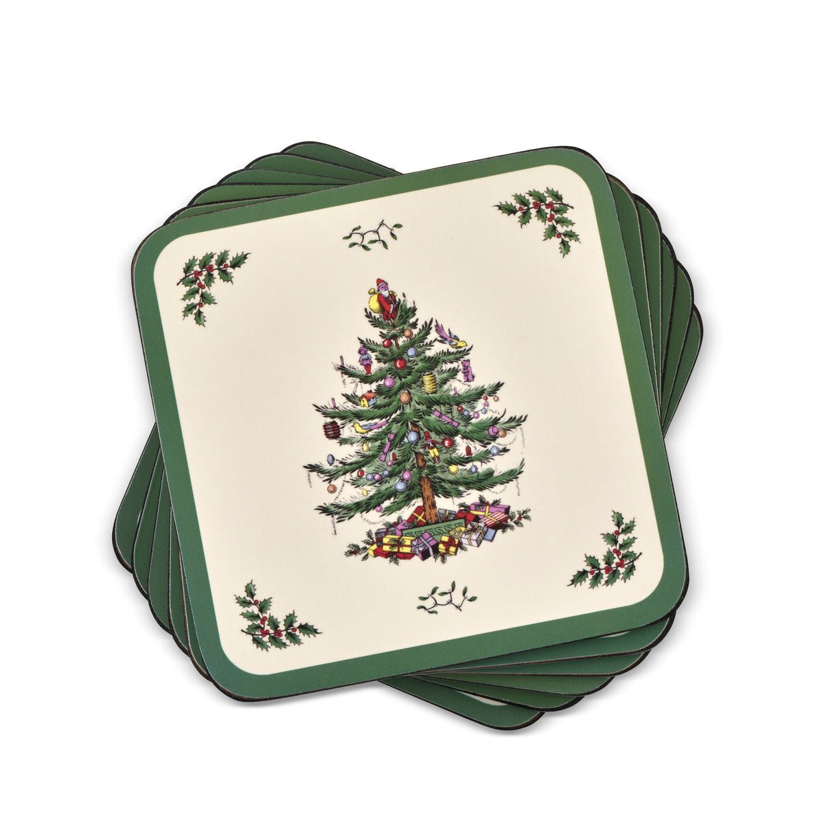 Christmas Tree Set of 6 Coasters - Robert's-Pimpernel-Robert's