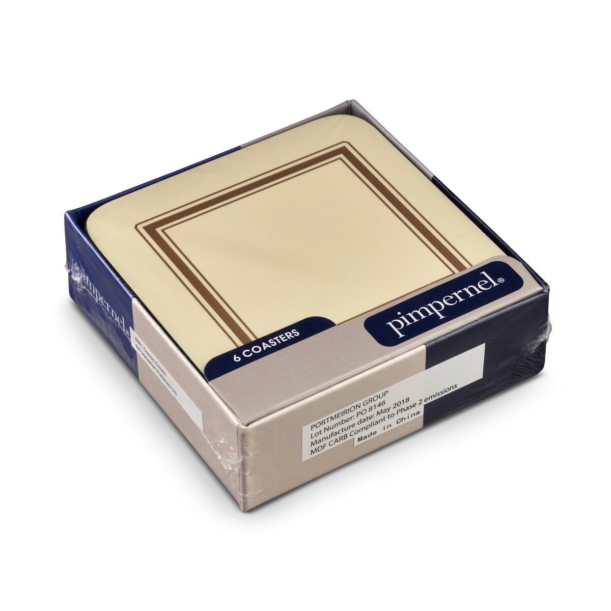 Classic Cream Coasters Set of 6 - Robert's-Pimpernel-Robert's