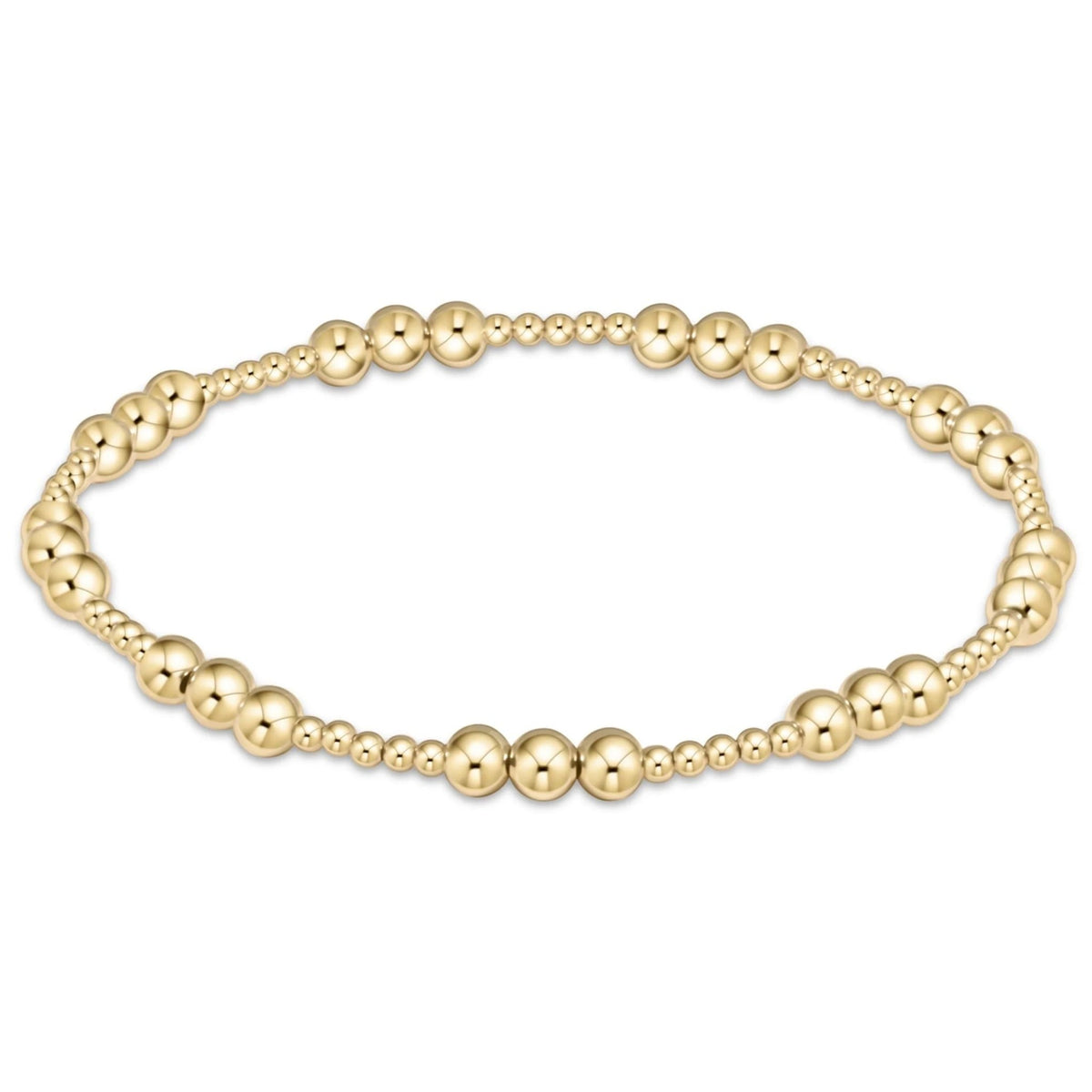 Classic Gold Joy 4mm Beaded Bracelet - Robert's-enewton-Robert's