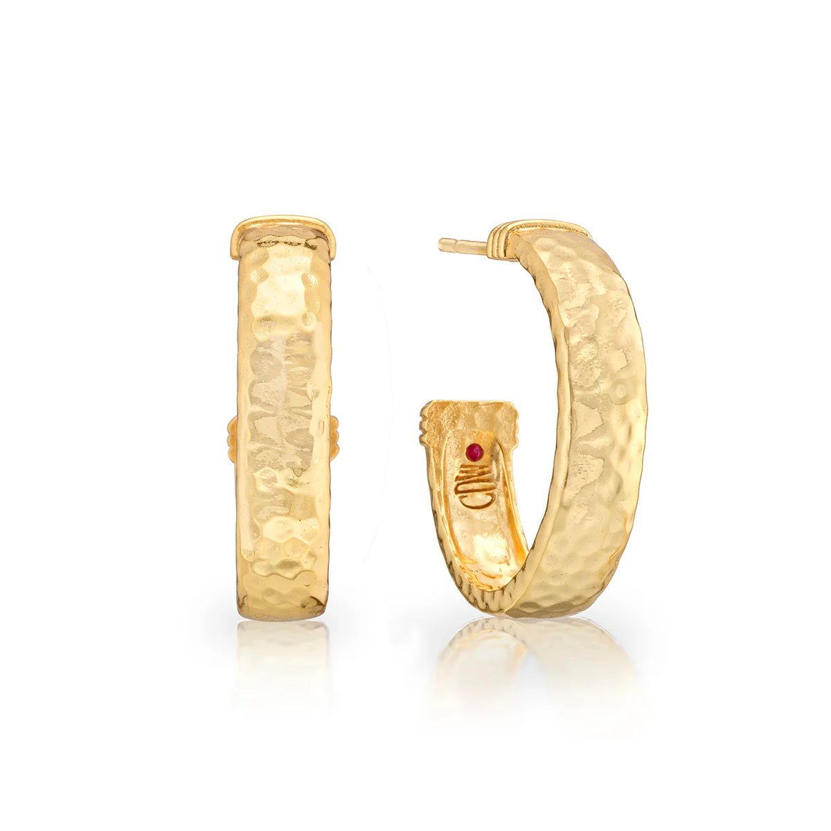 Cleopatra Classic Hoop Earrings - Gold - Robert's-Capucine De Wulf-Robert's