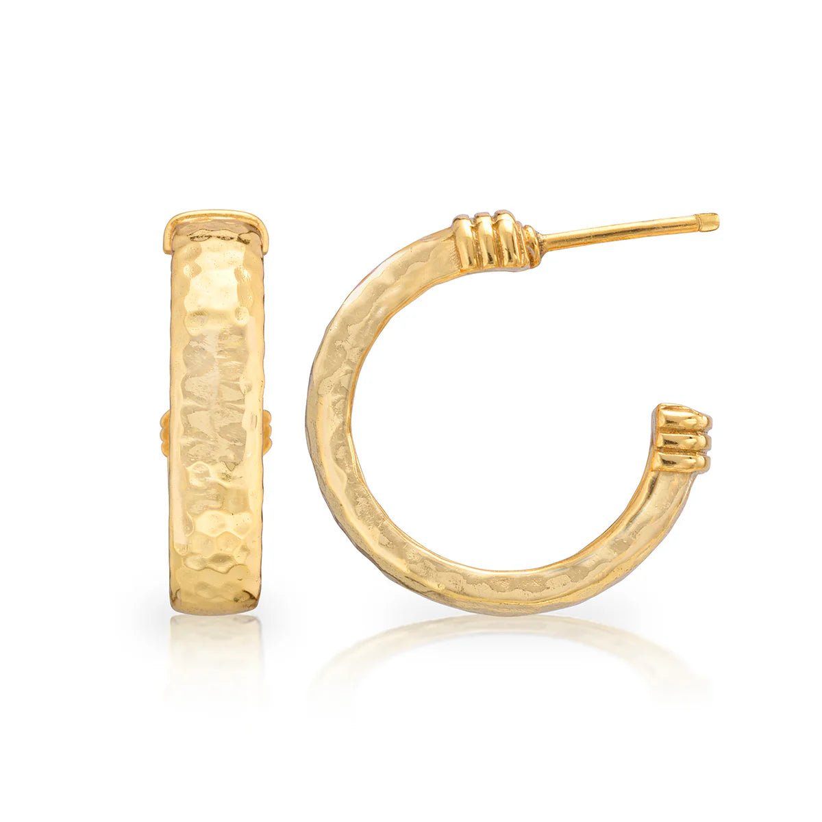 Cleopatra Classic Hoop Earrings - Gold - Robert's-Capucine De Wulf-Robert's