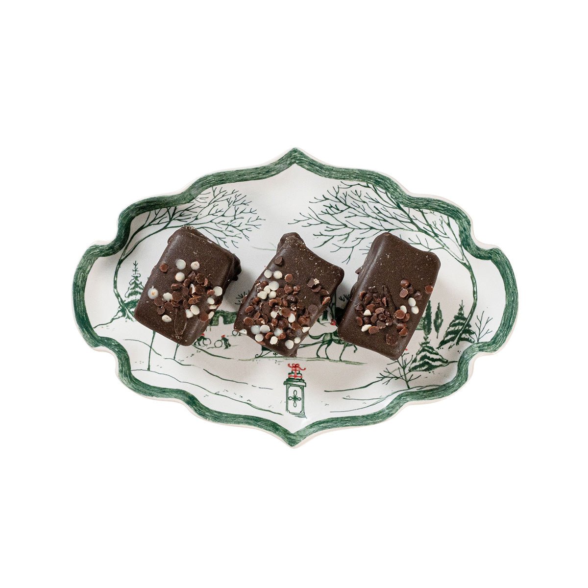 Country Estate Winter Frolic 7" Tray- Evergreen - Robert's-Juliska-Robert's