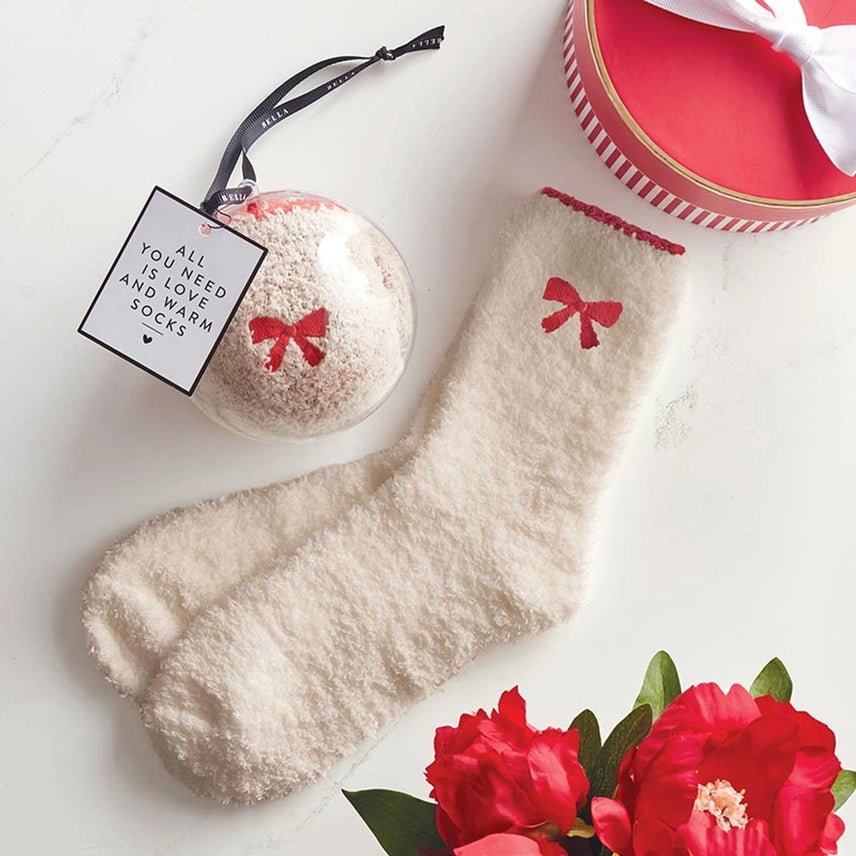Cozy Socks Ornament - Robert's-Bella-Robert's