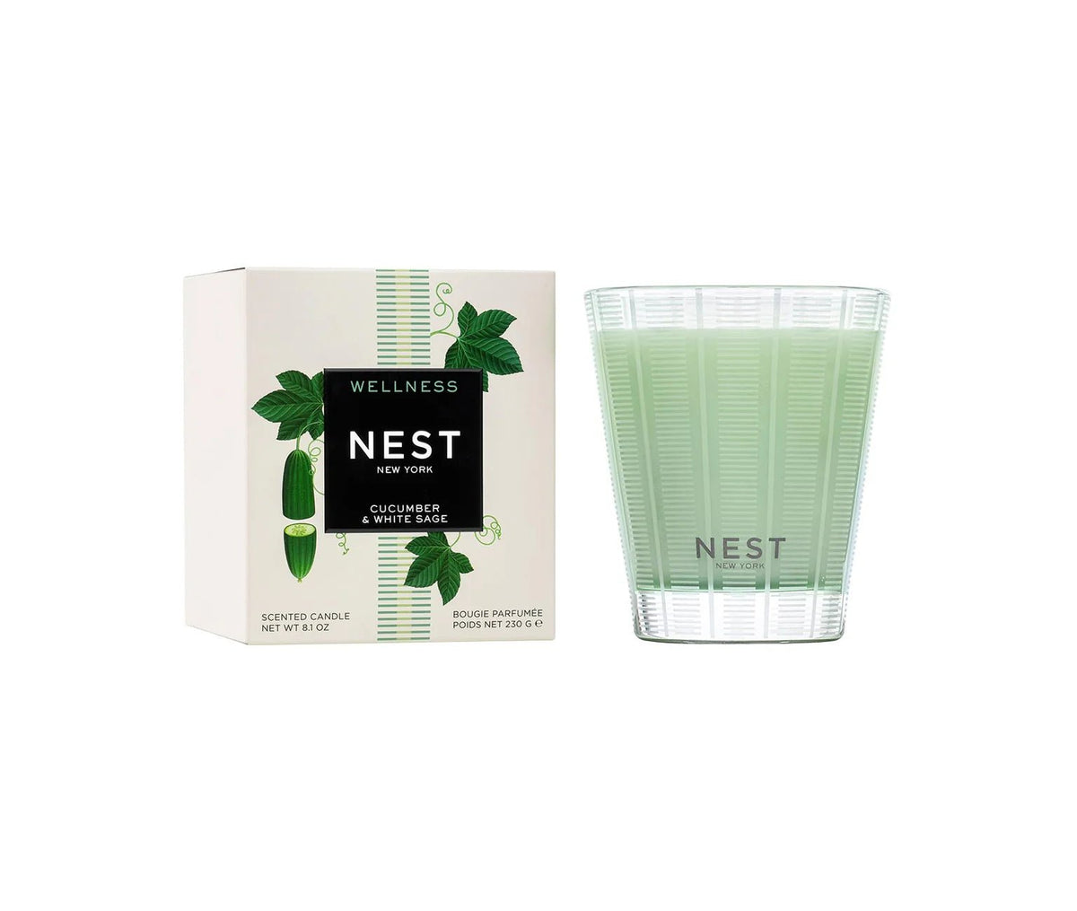 Cucumber & White Sage Classic Candle - Robert's-NEST New York-Robert's