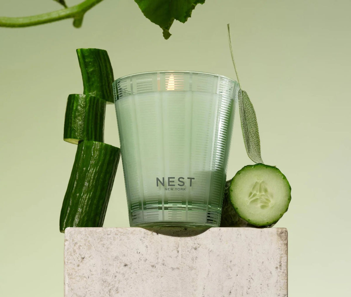Cucumber & White Sage Classic Candle - Robert's-NEST New York-Robert's