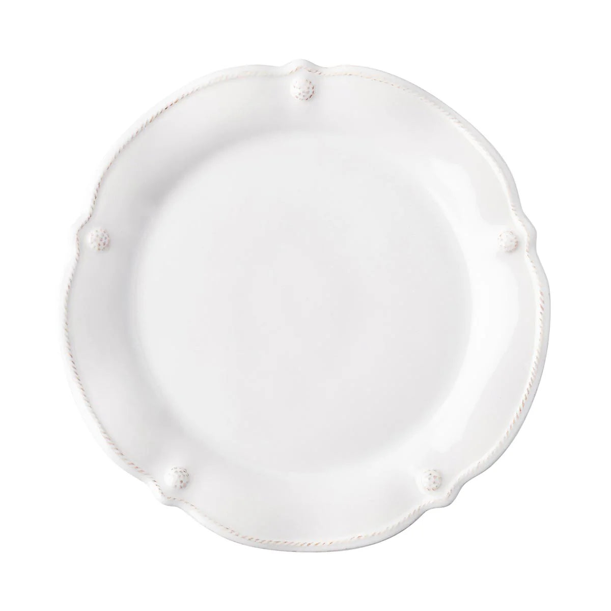 Berry & Thread  Flared Dessert/Salad Plate - Whitewash