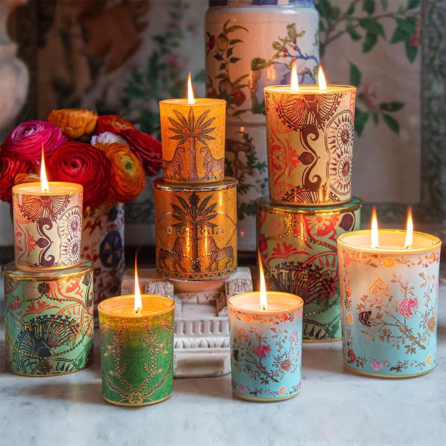 Florio Decorated Candle Medium