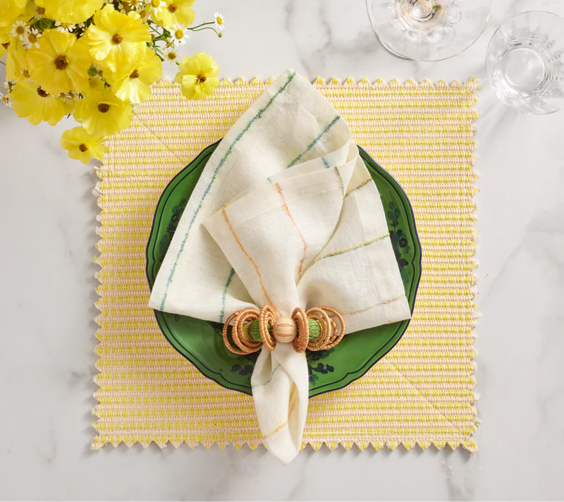 Dash Napkin in White & Multi
