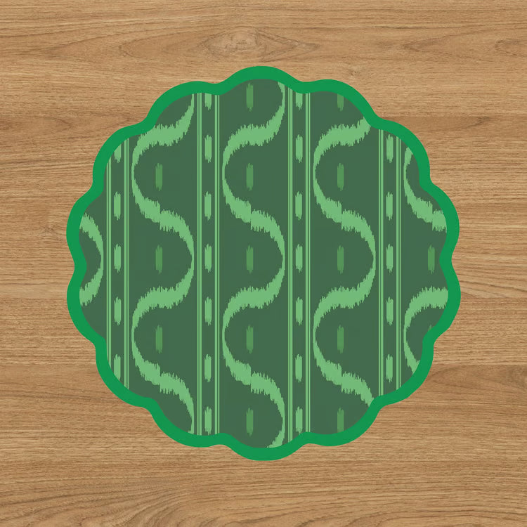 VIDA Festive Reversible Placemats Set of 4 (Green & Red)