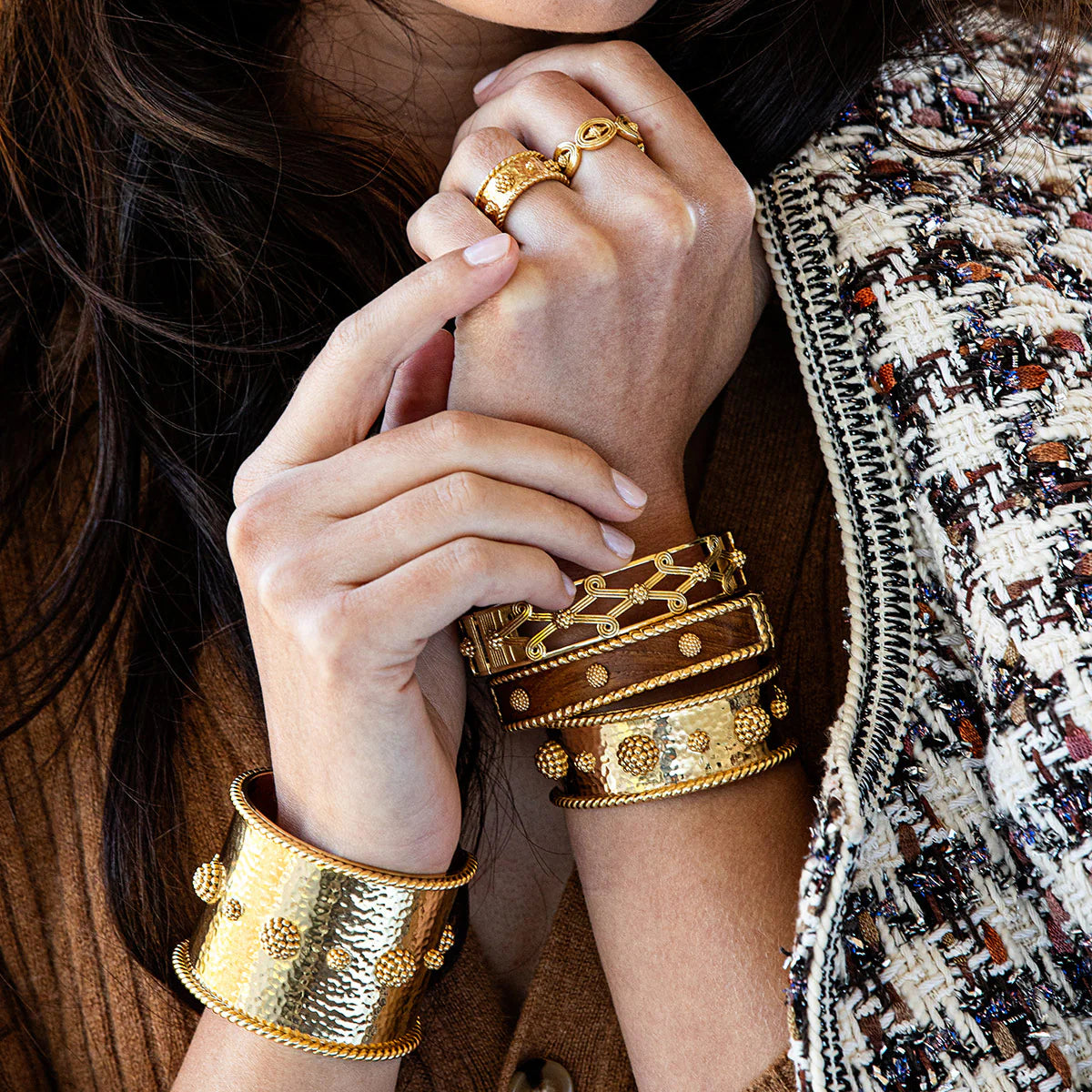 Berry Classic Cuff - Gold