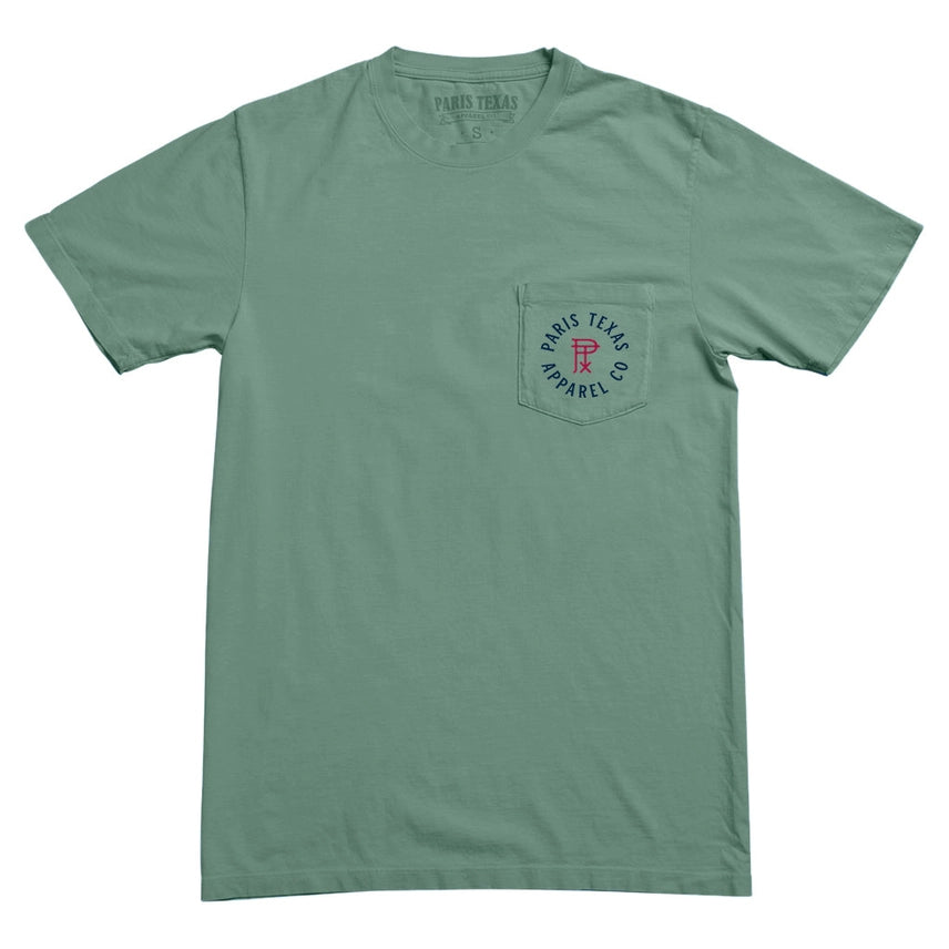 Texas Crest Pocket T-Shirt - Pine