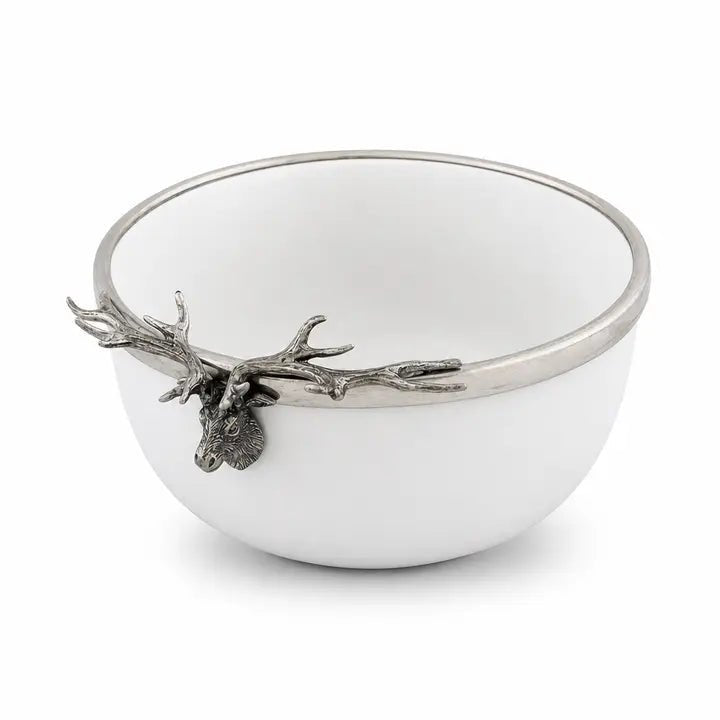 Elk Head Stoneware Bowl Small - Robert's-VAGABOND HOUSE-Robert's