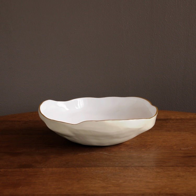 ENCANTO Nuevo Large Bowl (Cream and White) - Robert's-Beatriz Ball Collection-Robert's