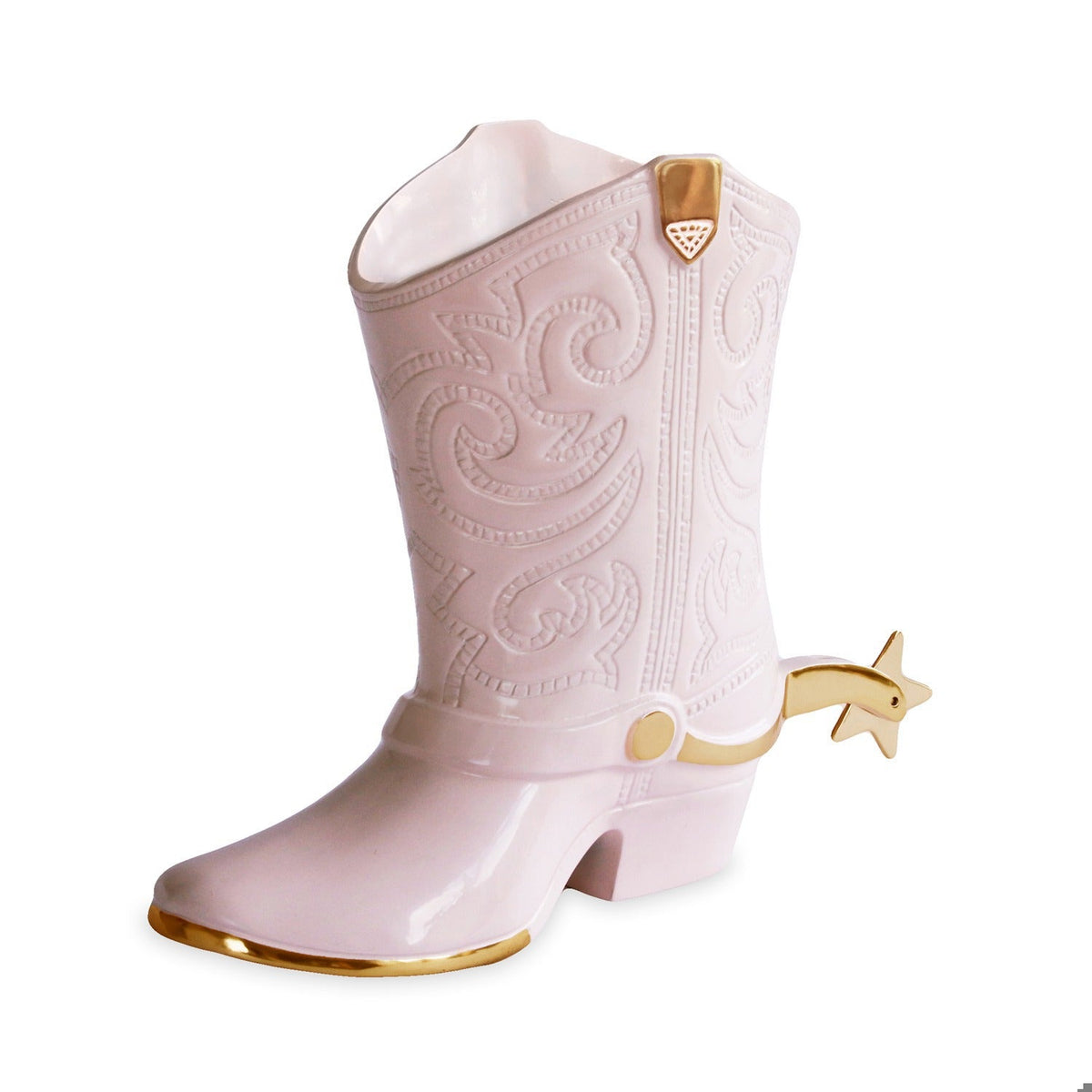 ENCANTO Western Cowboy Boot Wine Bucket (Camellia) - Robert's-Beatriz Ball Collection-Robert's