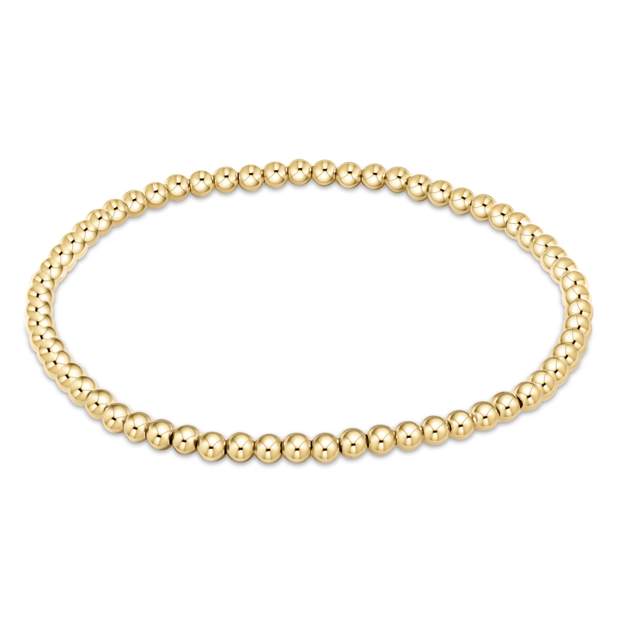 enewton Classic Gold 4mm Beaded Bracelet