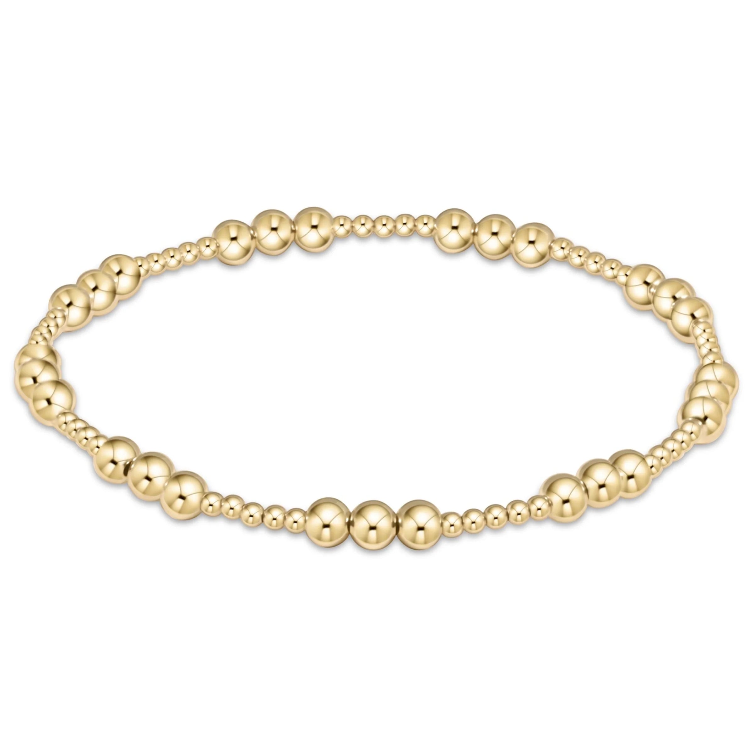 enewton Classic Gold Joy 4mm Beaded Bracelet