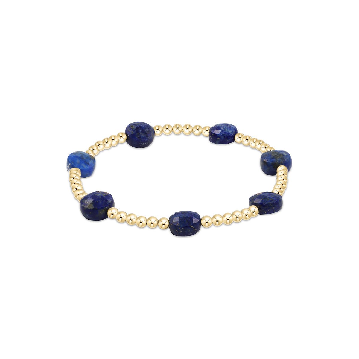 enewton Extends - Admire Gold 3mm Bead Bracelet - Lapis - Robert's-enewton-Robert's