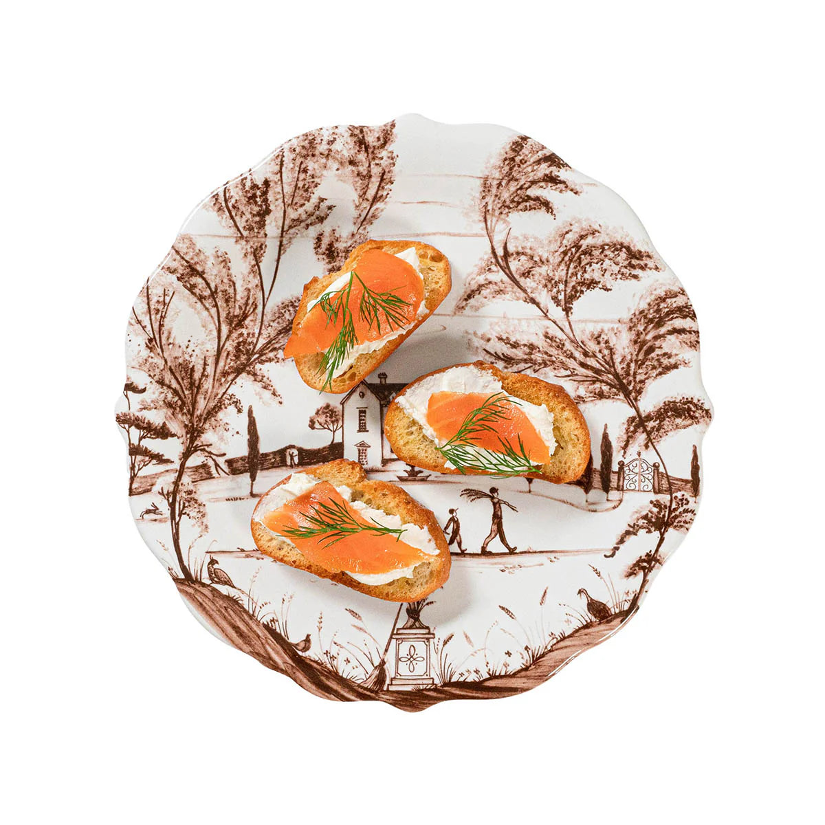 Country Estate Harvest Party Plate Assorted Set/4